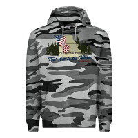 Slate Camo fort leonard wood fort lost in the woods missouri pullover hoodie Premium Hoodie - linhVisuals