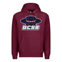 Burgundy The uc santa barbara gauchos Premium Hoodie - linhVisuals