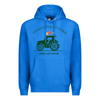 True Royal diddly squat farm green, tractor tee for farmer t shirt Premium Hoodie - linhVisuals