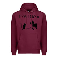 Burgundy i don't give a rats ass, funny, jokes, sarcastic sayings t shirt Premium Hoodie - linhVisuals
