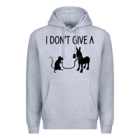 Heather Grey i don't give a rats ass, funny, jokes, sarcastic sayings t shirt Premium Hoodie - linhVisuals