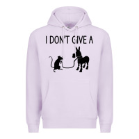 Lilac i don't give a rats ass, funny, jokes, sarcastic sayings t shirt Premium Hoodie - linhVisuals