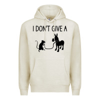 Oatmeal Heather i don't give a rats ass, funny, jokes, sarcastic sayings t shirt Premium Hoodie - linhVisuals