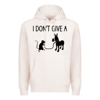 Pale Pink i don't give a rats ass, funny, jokes, sarcastic sayings t shirt Premium Hoodie - linhVisuals