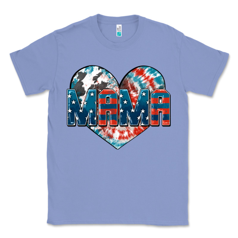 American Mama Heart Classic Tee by FaDigitalArtStudio | Teevron