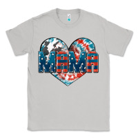 Moon Dust American Mama heart Classic Tee - FaDigitalArtStudio