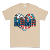 Mushroom American Mama heart Classic Tee - FaDigitalArtStudio