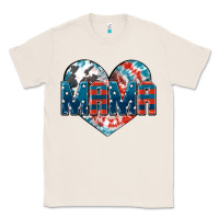 Natural American Mama heart Classic Tee - FaDigitalArtStudio