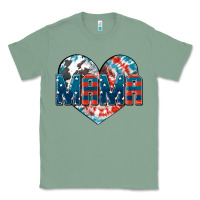 Sage American Mama heart Classic Tee - FaDigitalArtStudio