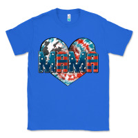 True Royal American Mama heart Classic Tee - FaDigitalArtStudio