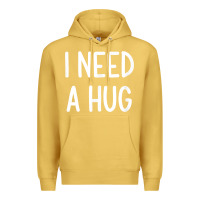 Antique Gold i need a hug, funny, joke, sarcastic, family t shirt Premium Hoodie - linhVisuals