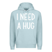 Blue Mist i need a hug, funny, joke, sarcastic, family t shirt Premium Hoodie - linhVisuals