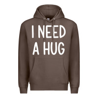 Coffee i need a hug, funny, joke, sarcastic, family t shirt Premium Hoodie - linhVisuals
