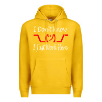Lemon i don't know i just work here     t shirt Premium Hoodie - linhVisuals