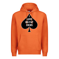 Carrot i love big fat cocks queen of spades t shirt Premium Hoodie - linhVisuals