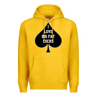 Lemon i love big fat cocks queen of spades t shirt Premium Hoodie - linhVisuals