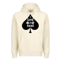 Sandshell i love big fat cocks queen of spades t shirt Premium Hoodie - linhVisuals