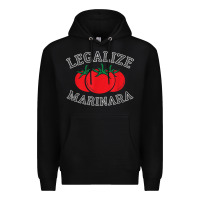 Black legalize marinara food gift tshirt Premium Hoodie - linhVisuals