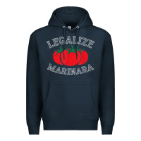 Navy legalize marinara food gift tshirt Premium Hoodie - linhVisuals