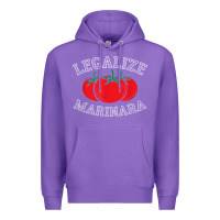 Purple legalize marinara food gift tshirt Premium Hoodie - linhVisuals