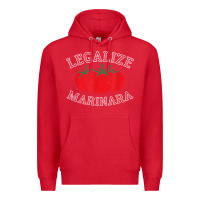Red legalize marinara food gift tshirt Premium Hoodie - linhVisuals