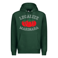 Sports Green legalize marinara food gift tshirt Premium Hoodie - linhVisuals