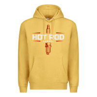 Antique Gold hot rod garage custom retro classic car spark plug t shirt Premium Hoodie - linhVisuals