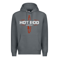 Rock hot rod garage custom retro classic car spark plug t shirt Premium Hoodie - linhVisuals