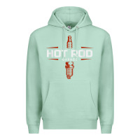 Seafoam hot rod garage custom retro classic car spark plug t shirt Premium Hoodie - linhVisuals