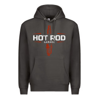Smoke hot rod garage custom retro classic car spark plug t shirt Premium Hoodie - linhVisuals
