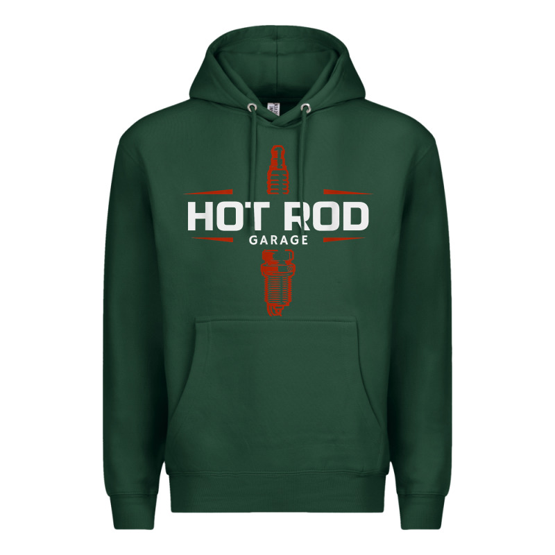 Hot Rod Garage Custom Retro Classic Car Spark Plug T Shirt Premium Hoodie by linhVisuals | Teevron