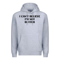 Heather Grey i cant believe im not butter t shirt Premium Hoodie - linhVisuals