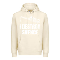 Tofu Saxophone I Destroy Silence Saxophonist | For Musicians Premium Hoodie - linhVisuals