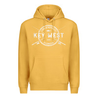 Mustard key west fl vintage crossed fishing rods t shirt Premium Hoodie - linhVisuals