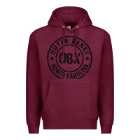 Burgundy jcombs outer banks, obx, nc t shirt Premium Hoodie - linhVisuals