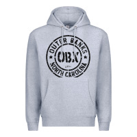 Heather Grey jcombs outer banks, obx, nc t shirt Premium Hoodie - linhVisuals