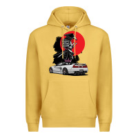 Antique Gold jdm nsx car tuning japan samurai drift import pullover hoodie Premium Hoodie - linhVisuals