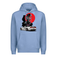 Colony Blue jdm nsx car tuning japan samurai drift import pullover hoodie Premium Hoodie - linhVisuals