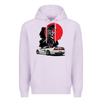 Lilac jdm nsx car tuning japan samurai drift import pullover hoodie Premium Hoodie - linhVisuals