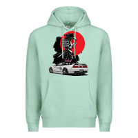 Seafoam jdm nsx car tuning japan samurai drift import pullover hoodie Premium Hoodie - linhVisuals
