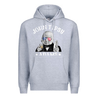 Heather Grey john tipsy adams president john quincy adams 4th of july t shirt Premium Hoodie - linhVisuals