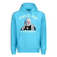 Ocean Blue john tipsy adams president john quincy adams 4th of july t shirt Premium Hoodie - linhVisuals