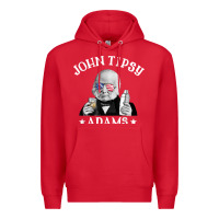 Red john tipsy adams president john quincy adams 4th of july t shirt Premium Hoodie - linhVisuals