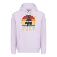 Lilac id smoke that funny smoked pork meat lover bbq gift barbecue t shirt Premium Hoodie - linhVisuals