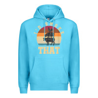 Ocean Blue id smoke that funny smoked pork meat lover bbq gift barbecue t shirt Premium Hoodie - linhVisuals