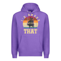 Purple id smoke that funny smoked pork meat lover bbq gift barbecue t shirt Premium Hoodie - linhVisuals