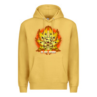 Antique Gold biblically accurate angel meme ophanim be not afraid t shirt Premium Hoodie - linhVisuals