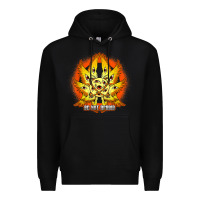 Black biblically accurate angel meme ophanim be not afraid t shirt Premium Hoodie - linhVisuals