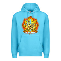 Ocean Blue biblically accurate angel meme ophanim be not afraid t shirt Premium Hoodie - linhVisuals