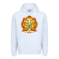 White biblically accurate angel meme ophanim be not afraid t shirt Premium Hoodie - linhVisuals